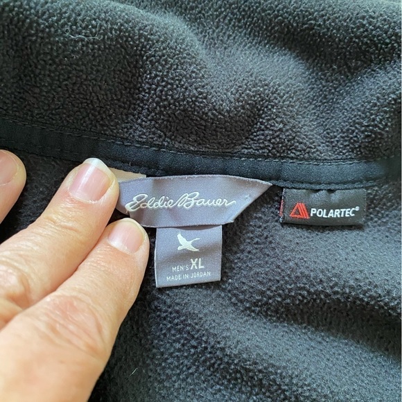 Eddie Bauer Men's Fast Fleece 100 1/4-Zip XL - Picture 7 of 8